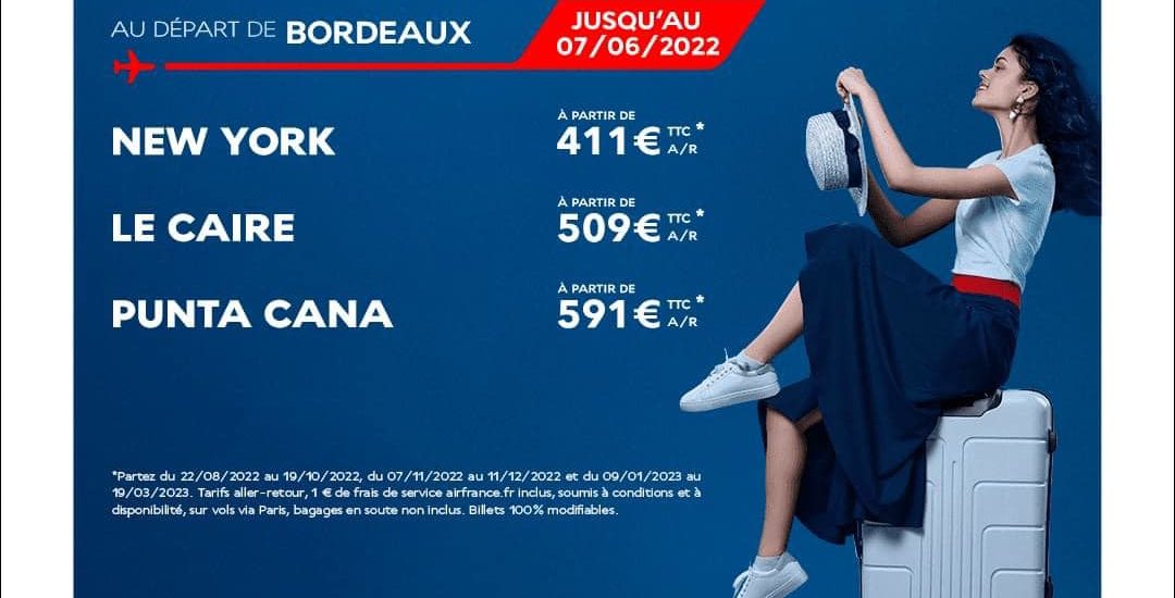 Envolez-vous vers la destination de votre choix et réalisez vos rêves avec Air France